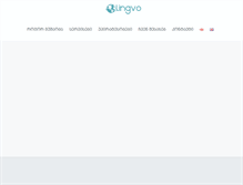 Tablet Screenshot of lingvo.ge